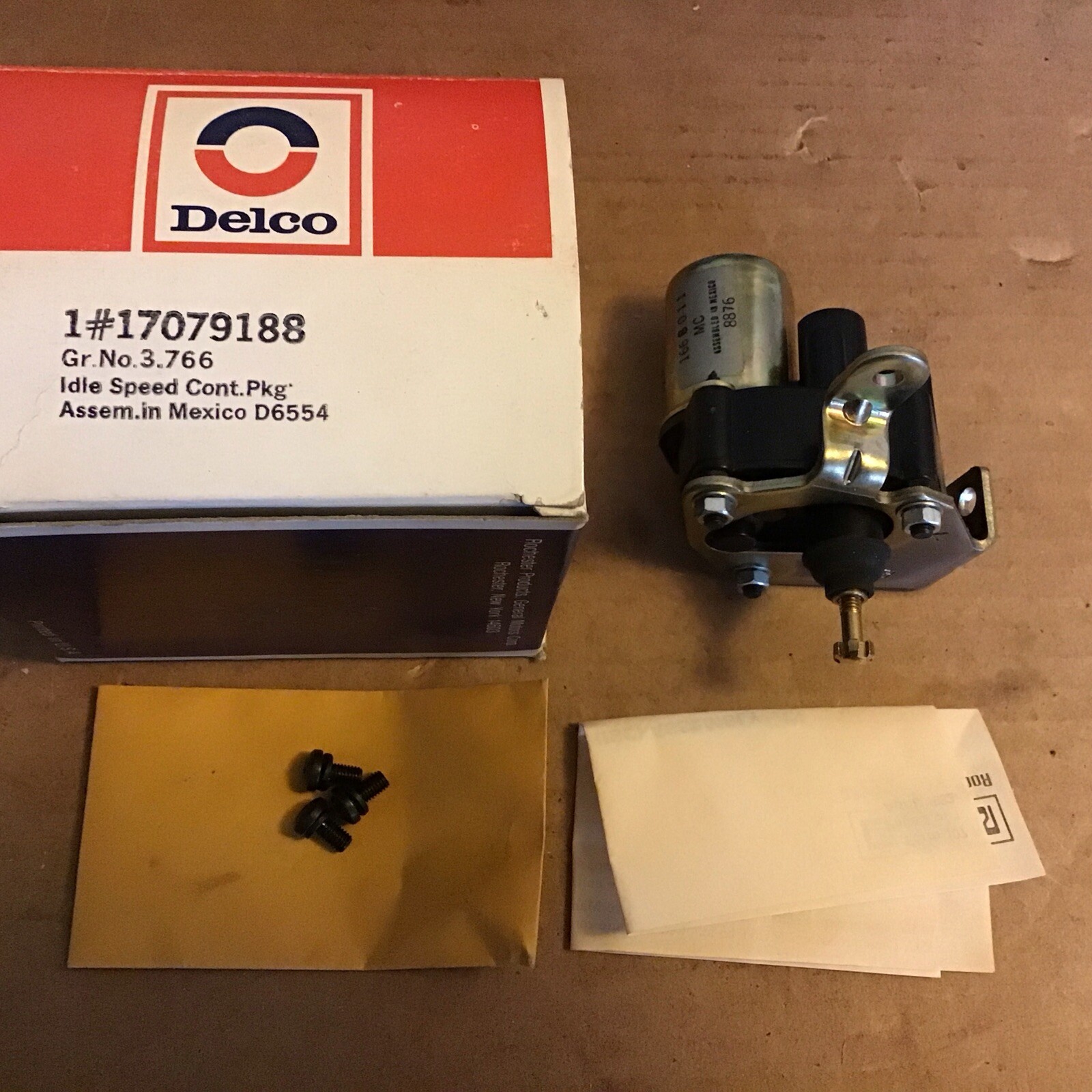 1981 Camaro W/4.9L Idle Speed Control Package NOS