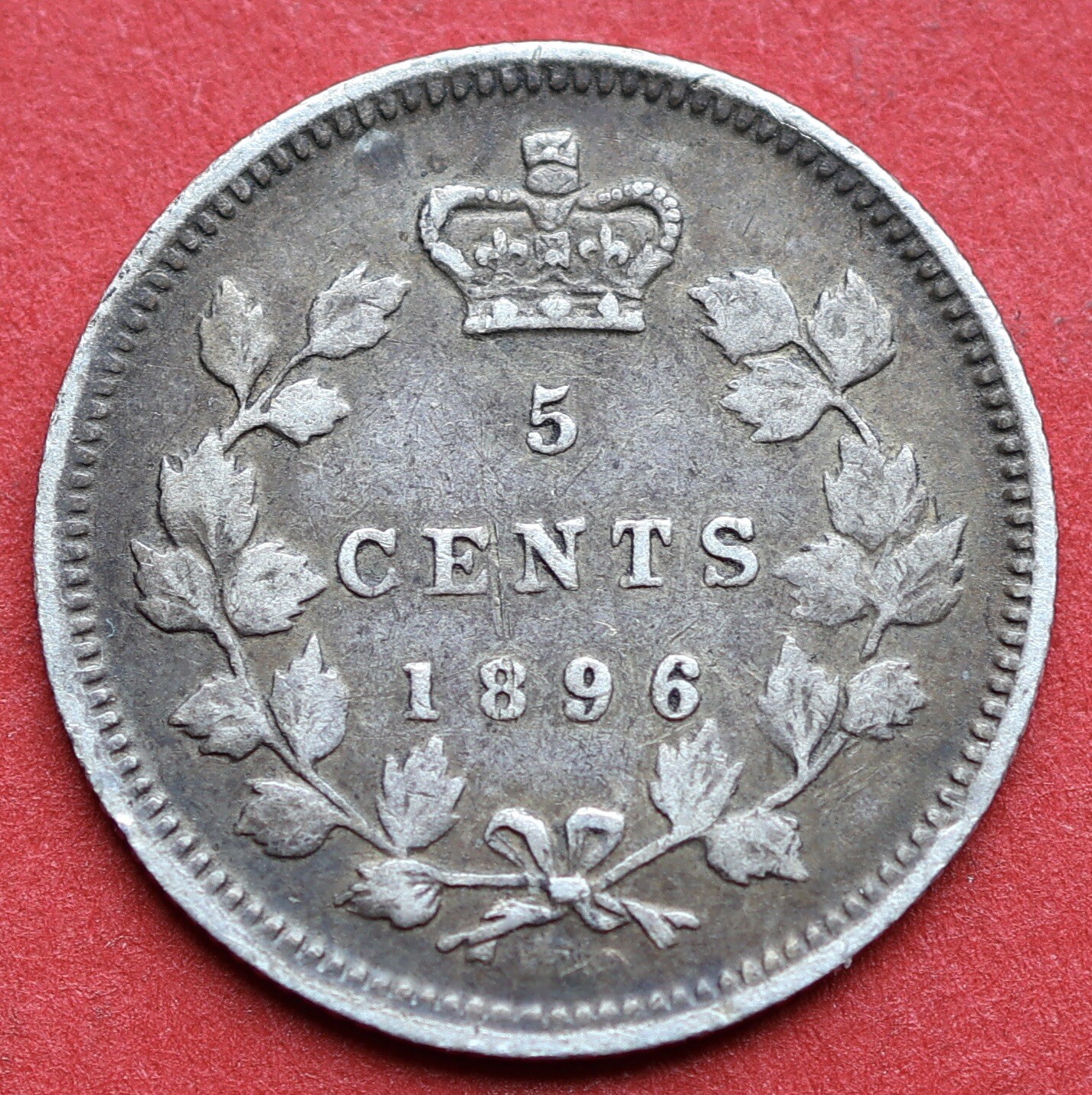 1896 Canada 5 Cents - VF/EF - Lot#10749