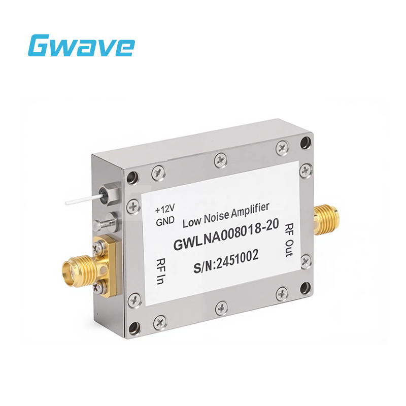 SMA Female Low Noise Amplifier(LNA), 2.5dB Noise Figure, 800M - 18GHz, 20dB Gain