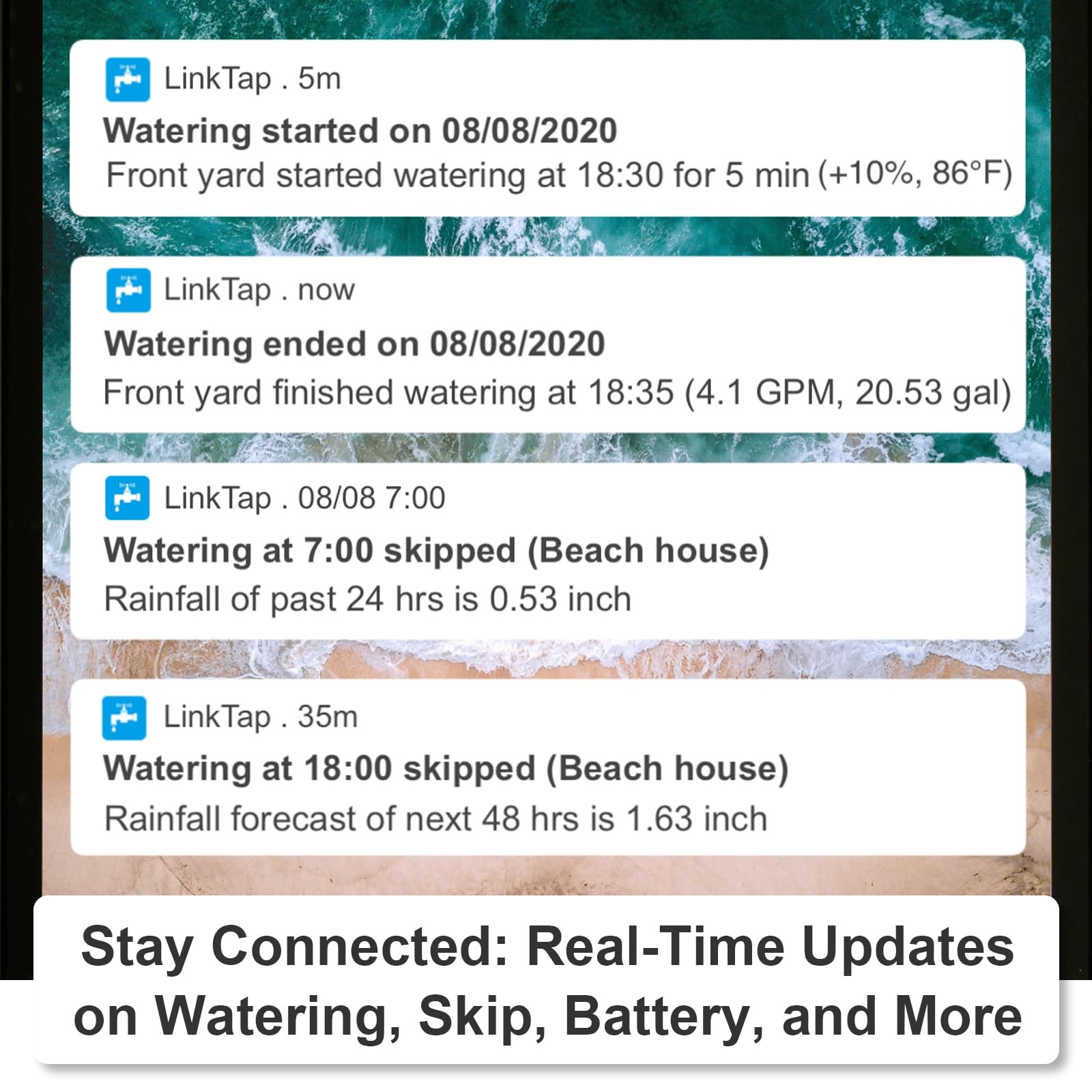 LinkTap G2S Smart Hose Timer, Weather/Volume Control, Gateway Required