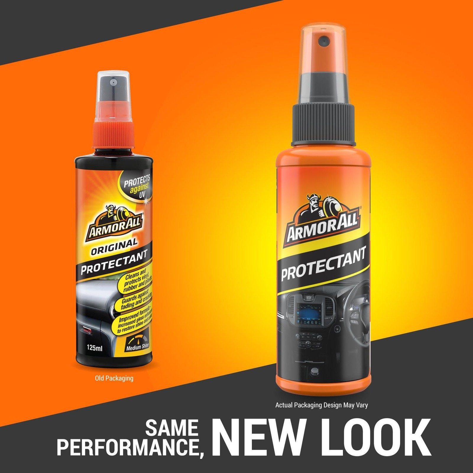 Original Protectant Spray by Armor All, Car Interior Cleaner with UV...