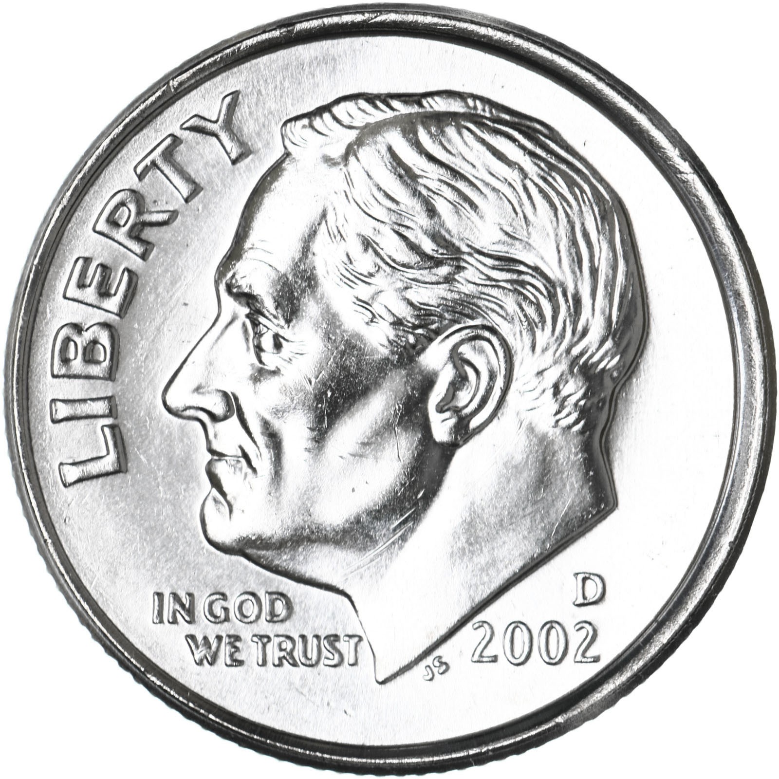 2002 D Roosevelt Dime BU US Coin