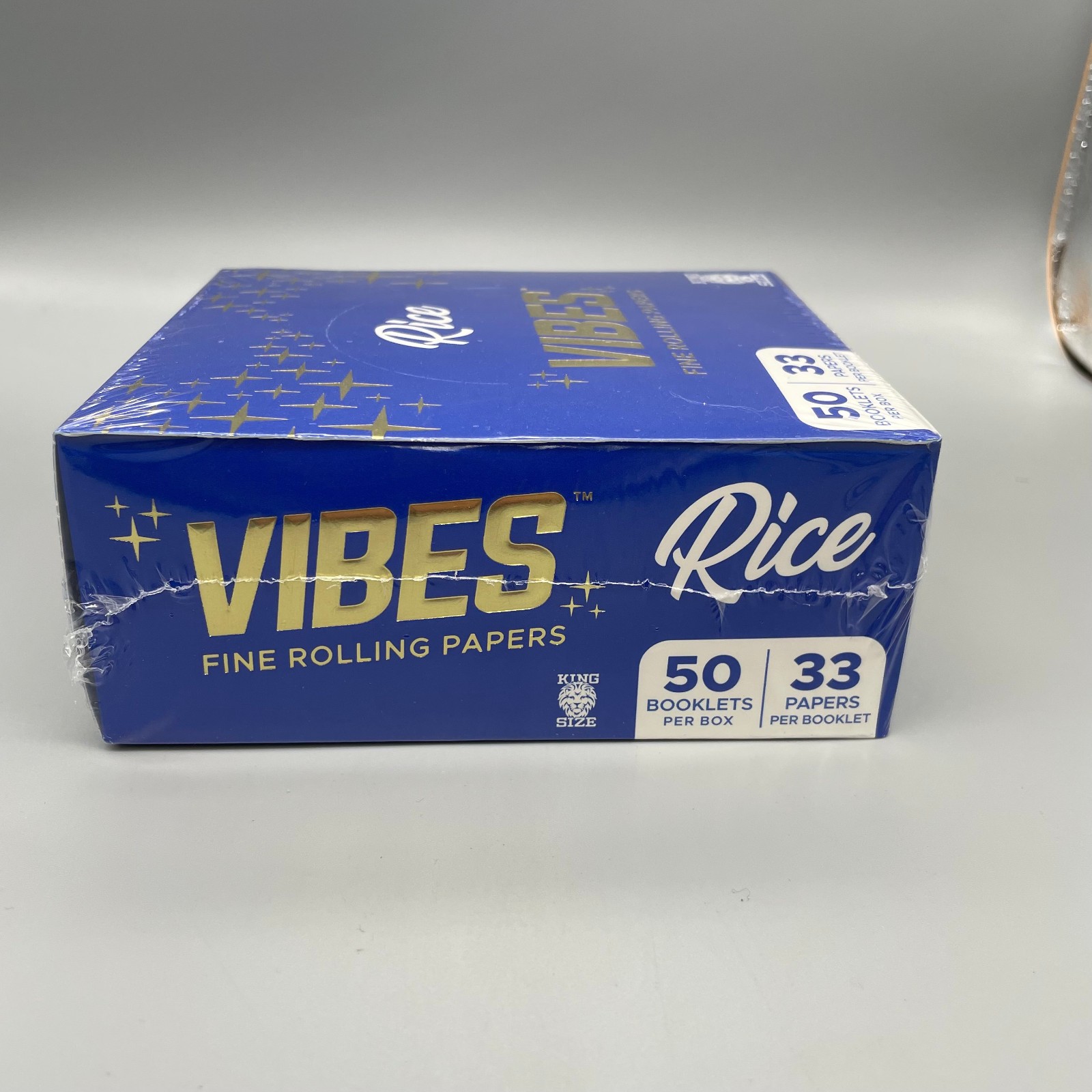 Vibes Rice King Size Rolling Papers Full Box of 50 Booklets