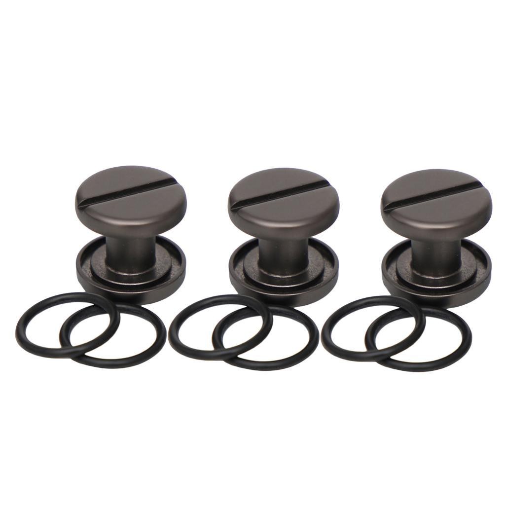 6pcs Stainless Steel Book Screw for Dive Backplate Pad BCD