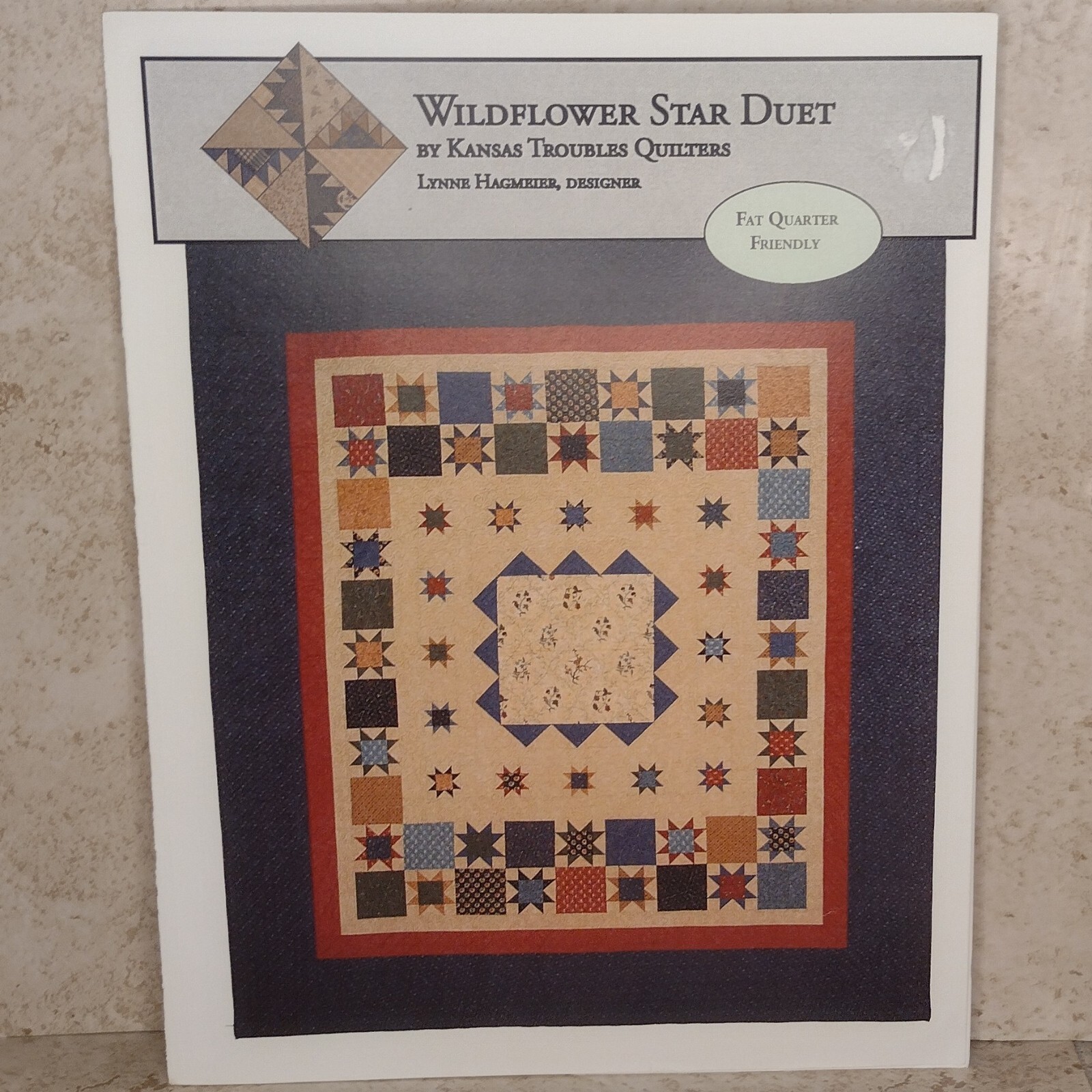 Wildflower Star Duet By Kansas Trouble Quilters  84" x 96" ~ By Lynne Hagmeier