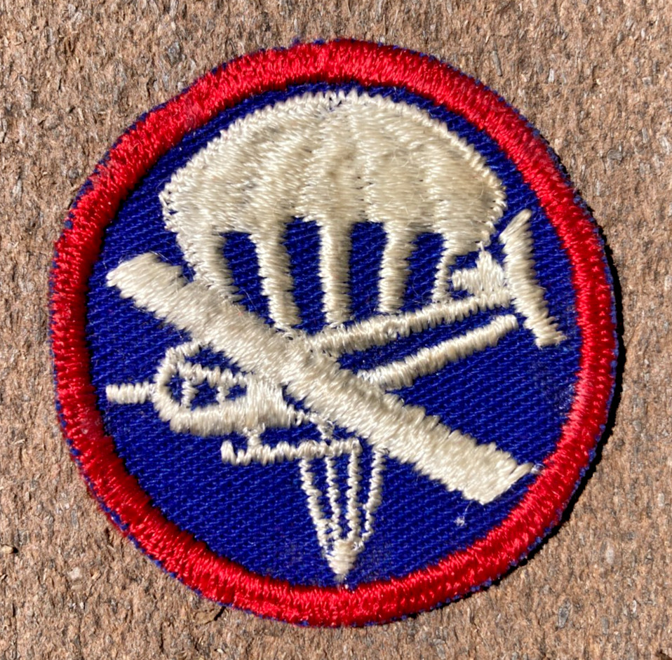 WWII US ARMY AIRBORNE PARATROOPER Enlisted CAP PATCH PARAGLIDER VARIATION