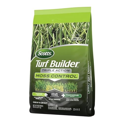Triple Action Mos Killer set Turf Builder Lawn care accessory New