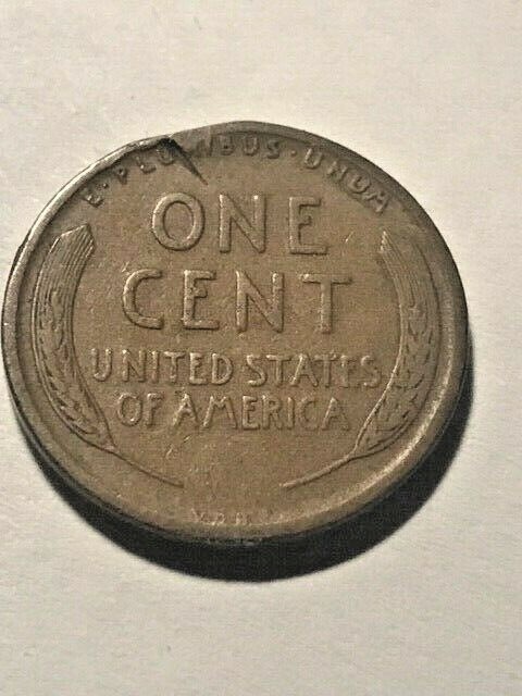 1909-P Lincoln Wheat Cent Mint Error Fine #123tm