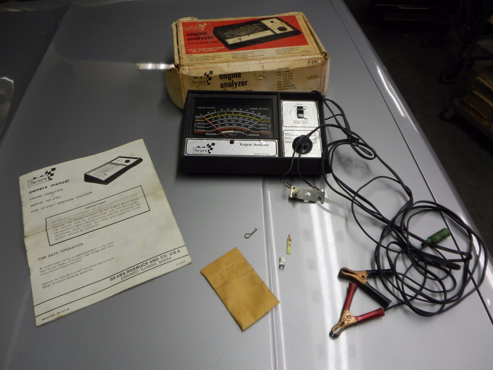 SEARS ENGINE ANALYZER 12 VOLT #28-2161