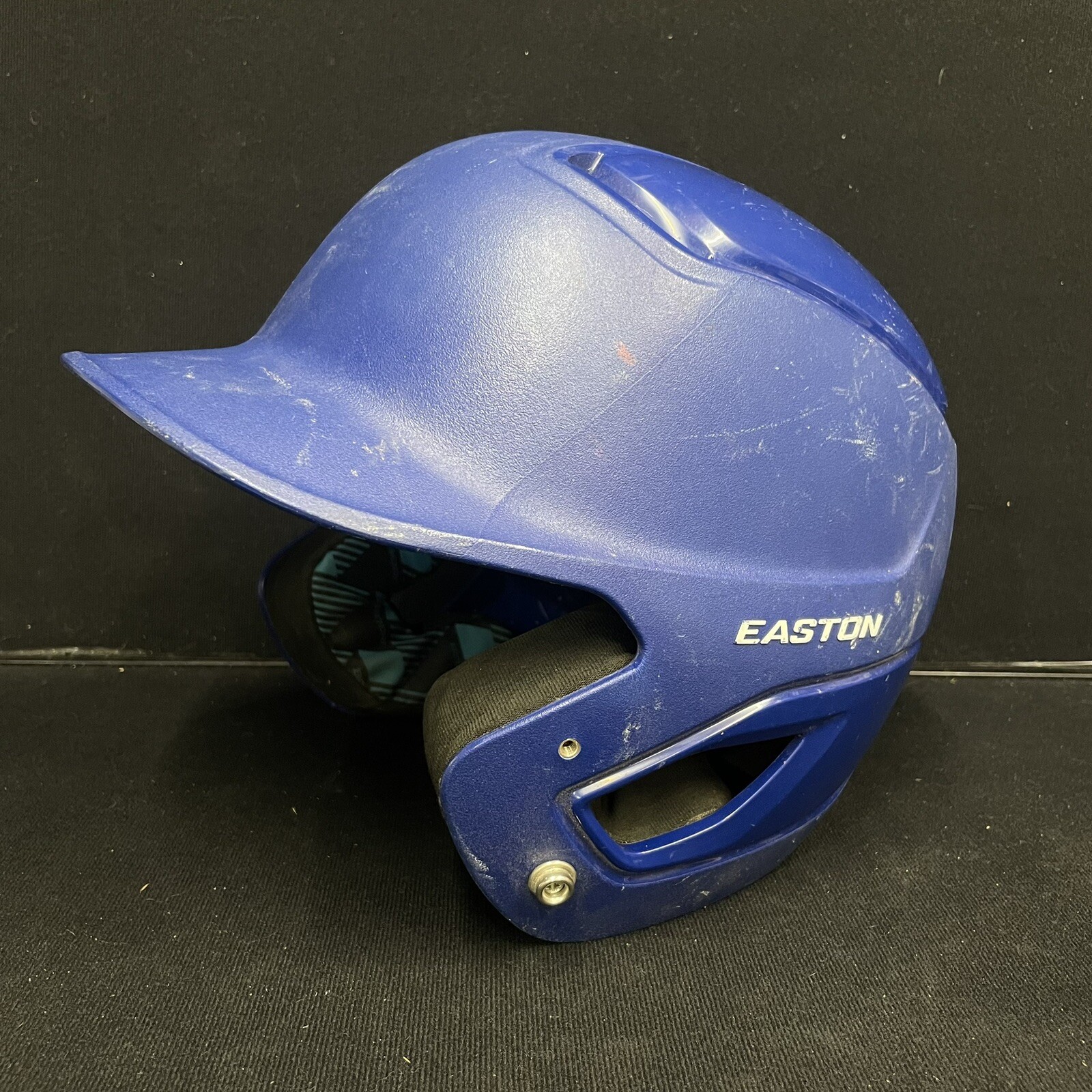 Easton Game Time II Helmet M Medium 6 3/8 - 7 1/8 Softball Blue Helmet Pre Owned