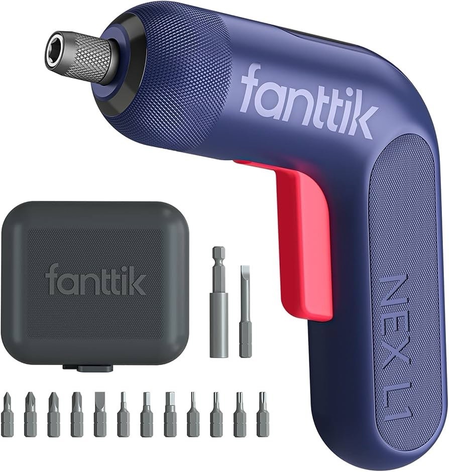 Fanttik L1 Pro 3.7V Cordless Screwdriver, +43Pcs Screwdriver Bit Set,