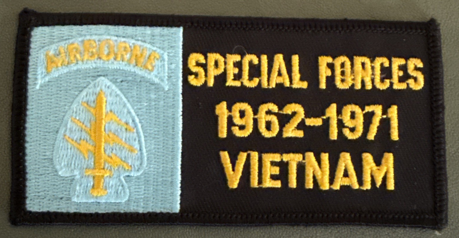 Special Forces Vietnam Patch 1962–1971 Airborne US Army SF (4-1/8"x2")
