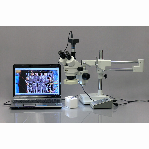 AmScope 8MP Microscope Camera USB 2.0 Live Video & Stills + Windows Mac Software
