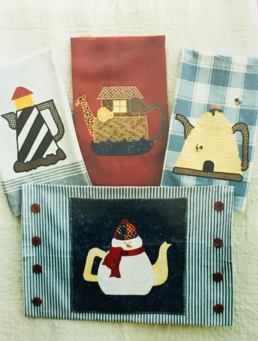 Sew Wonderful Dreams TEA-RIFFIC APPLIQUES Sewing Patterns & Instructions SWD 153