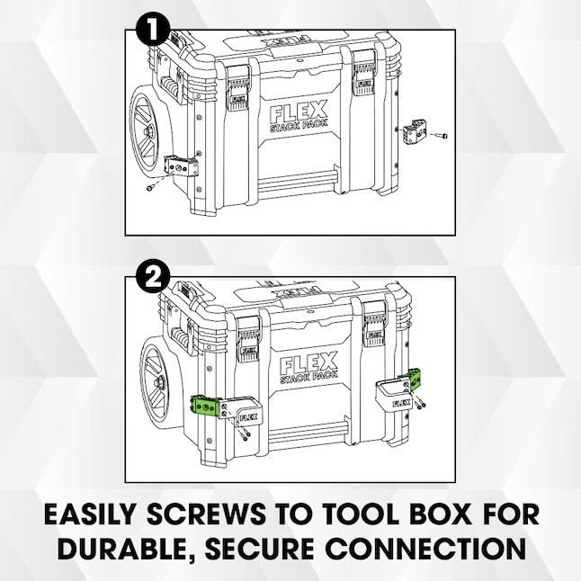 Flex power Tools Stack Pack Storage Extension Cord Wrapper Organizer tool box