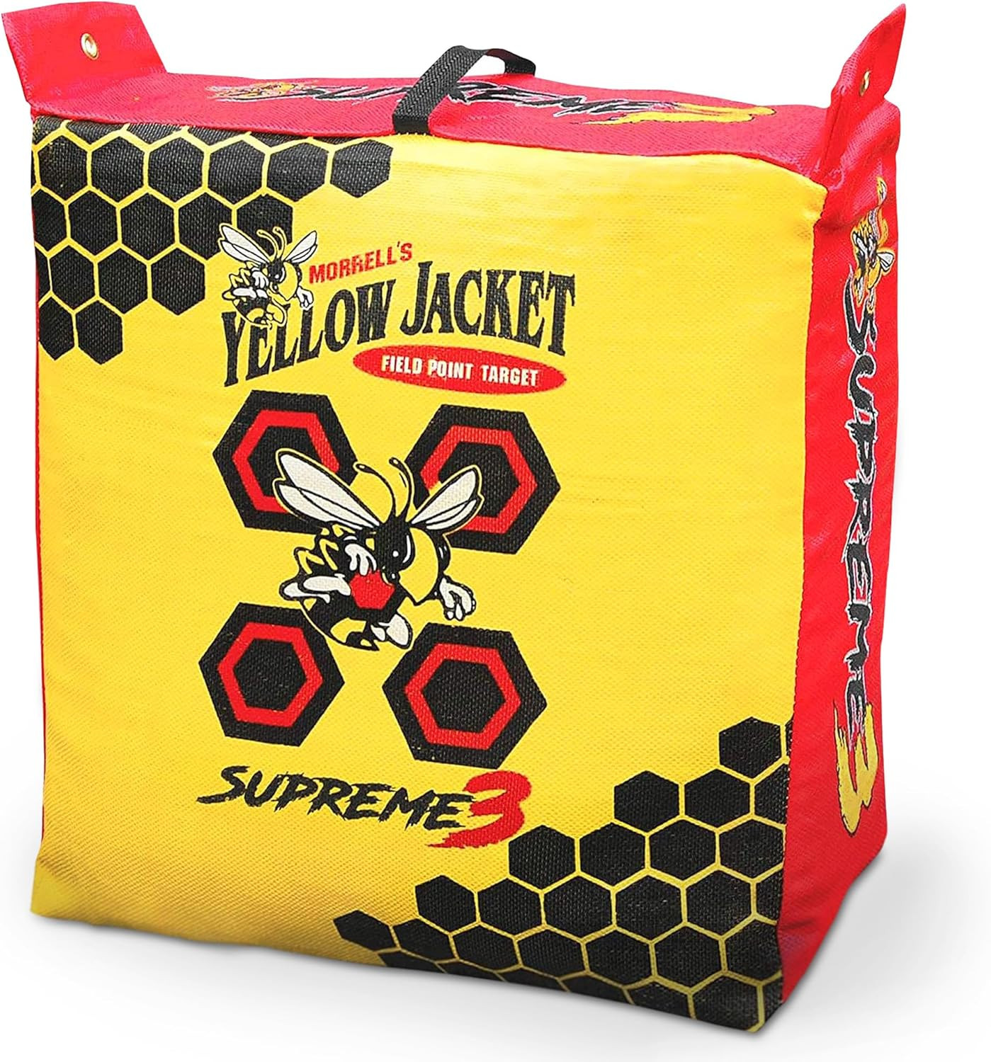 Yellow Jacket Supreme 3 Archery Target, 23" X 12" - Weatherproof, 54 Layers, Dua