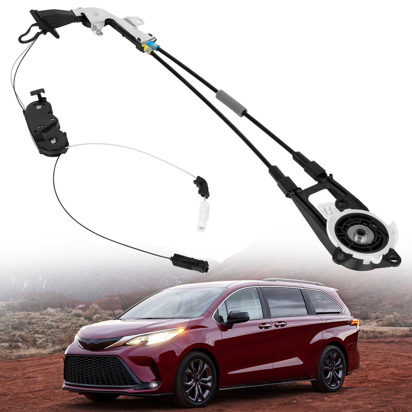 85016-08011 Left Sliding Door Cable Compatible with Toyota Sienna LE SE XLE 4...