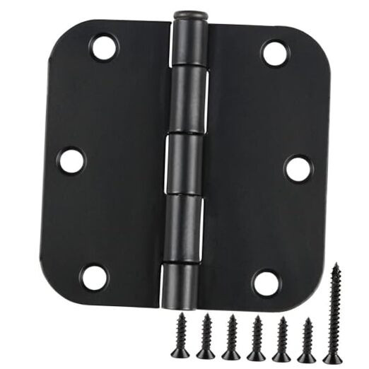 18 Pack Door Hinges 3.5 Inch Matte Black