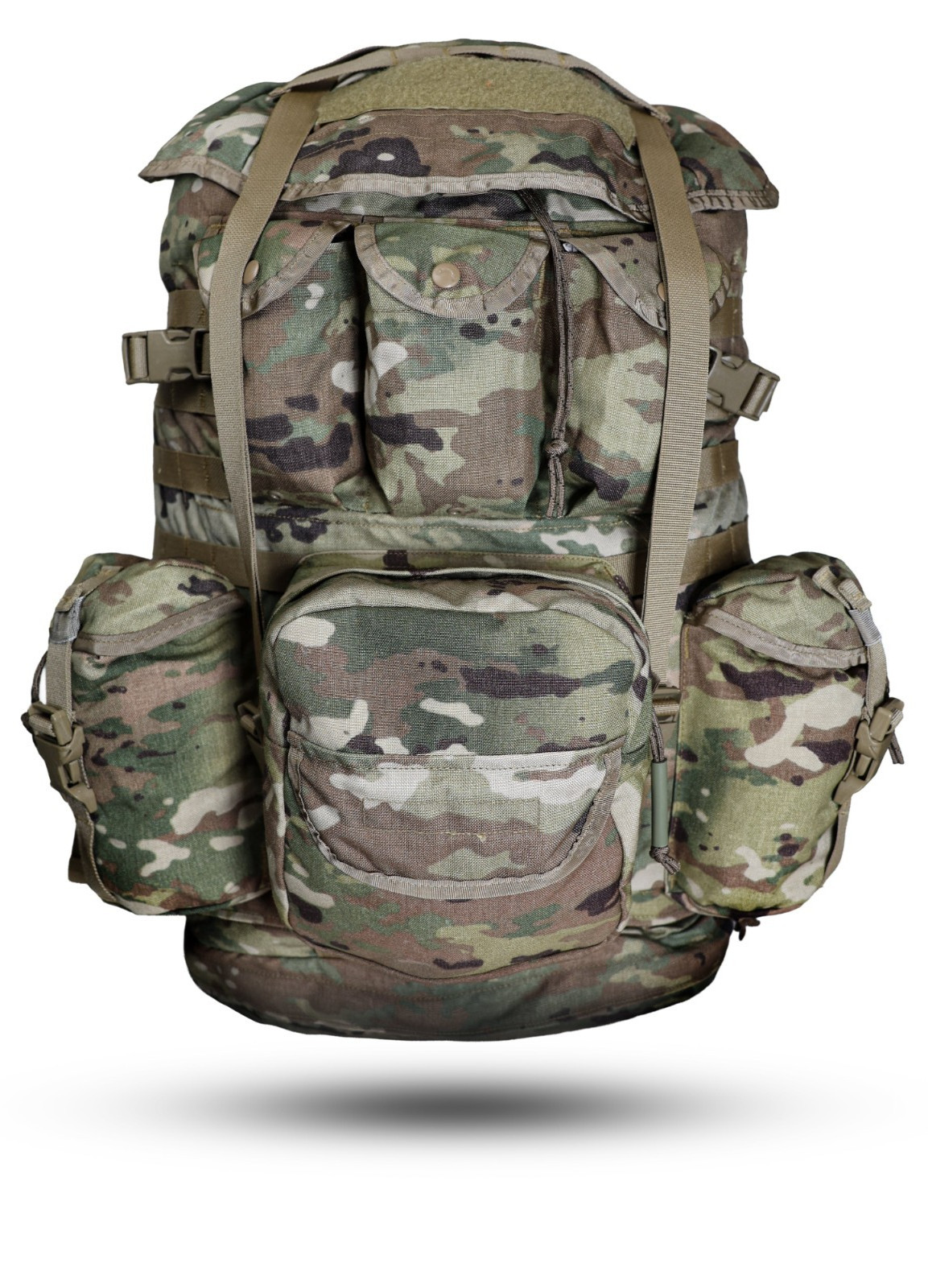 DAMAGED COMPLETE - US Army OCP Molle 4000 Airborne Rucksack Bag Belt Frame Strap