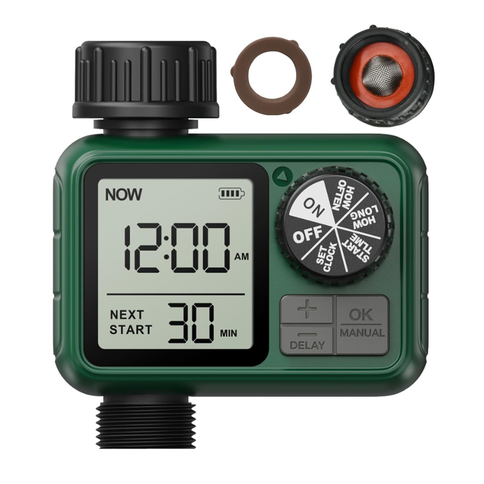 XinFuture Water Timer for Outdoor Garden Hose, Sprinkler Timer for Garden Fau...
