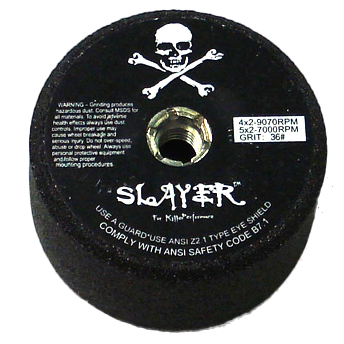 4 Inch x 36 Grit Slayer Silicon Carbide Stone Cup
