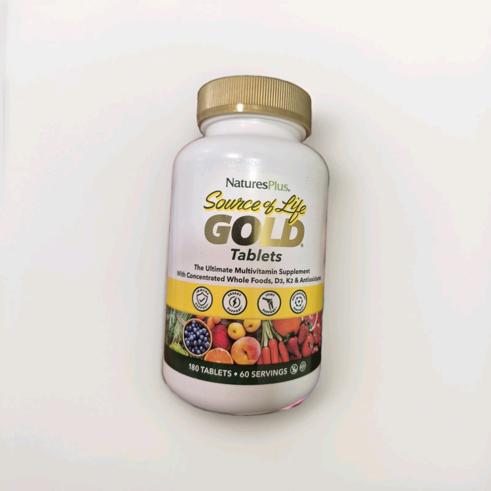 Natures Plus Source of Life Gold – 180 Tablet Exp Date 2029