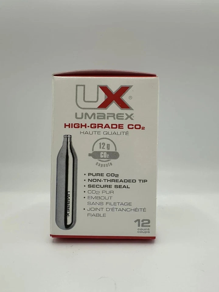 Umarex High-Grade CO2 Cartridges for Pellet Guns, BB Guns and Airsoft Guns