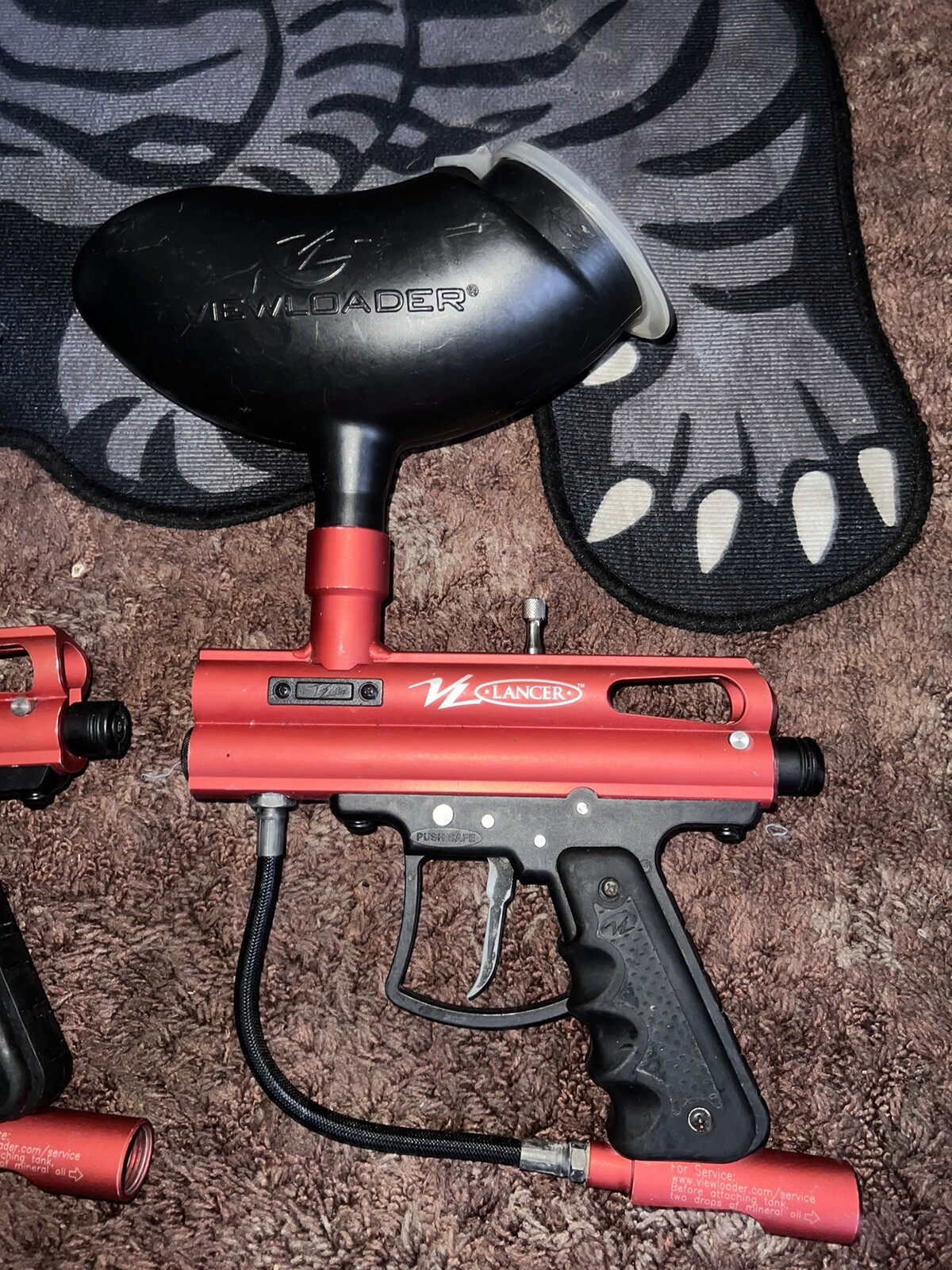 paintball gun used