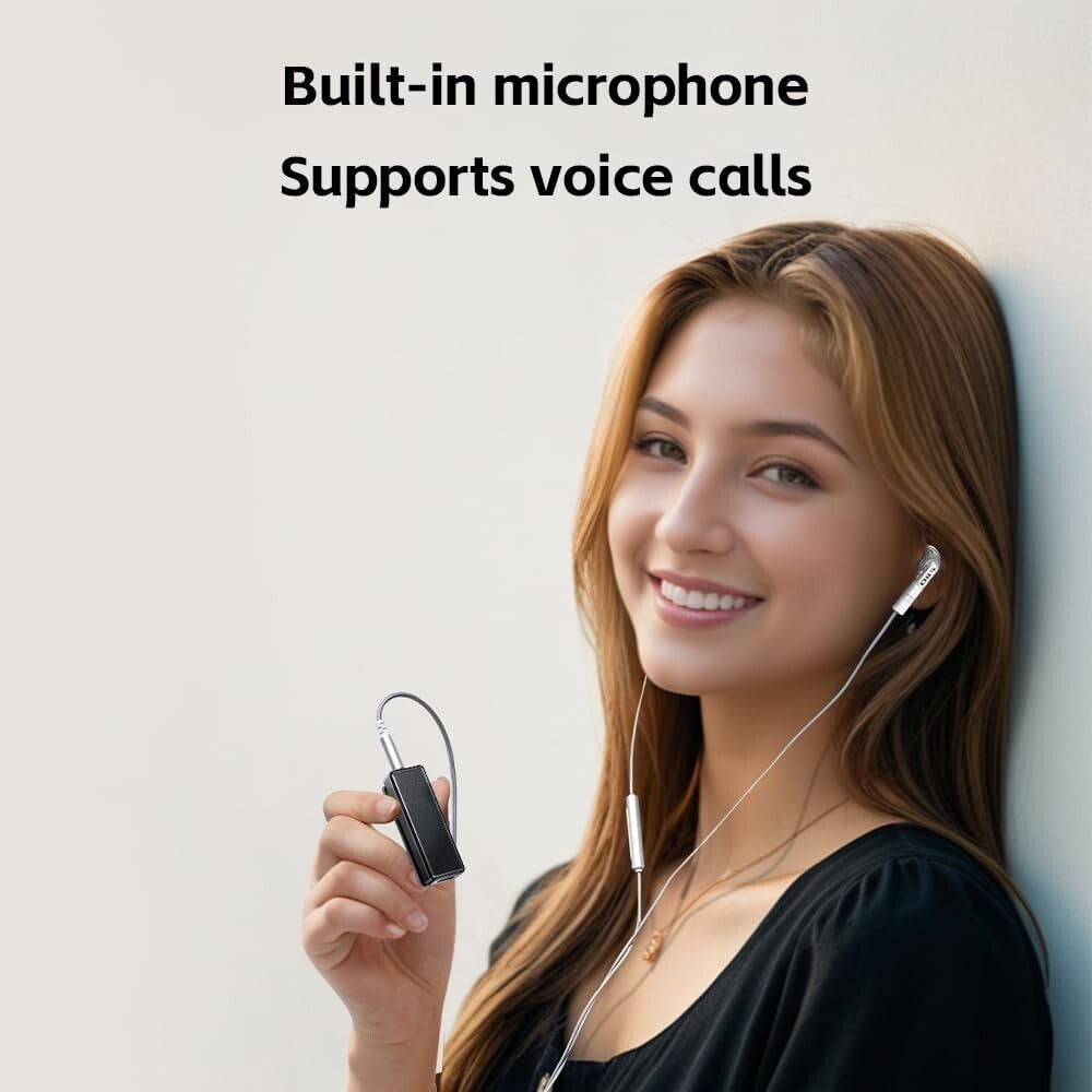 FiiO BTR11 Bluetooth 5.3 Receiver for 3.5mm Headphone Adapter (White)