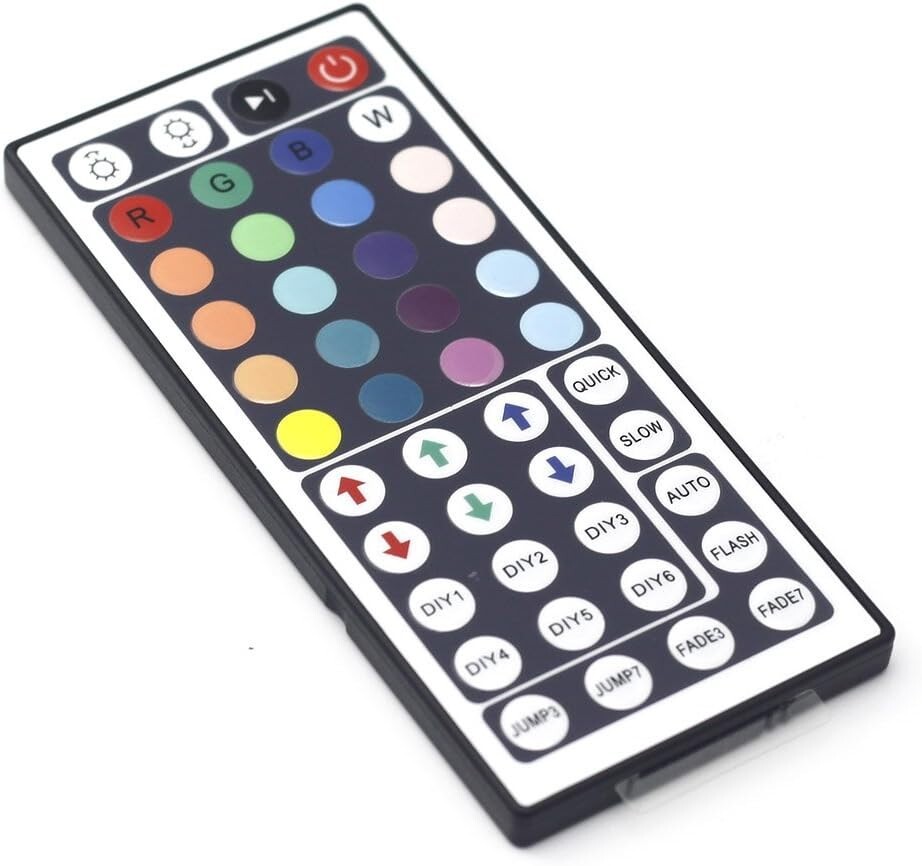12V-24V DC 24A 288W 44Key IR Remote Controller for RGB LED Strip 5050 3528