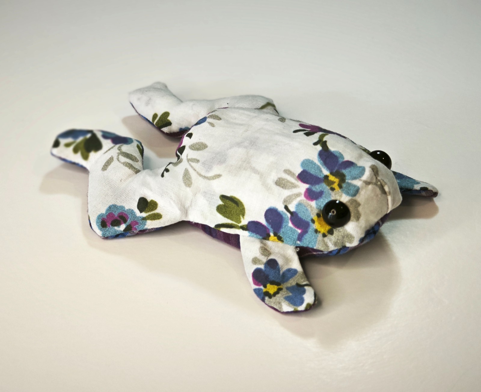 Baby Frog Sewing Pattern: Stuffed Toad Bean Bag Toy (PDF)