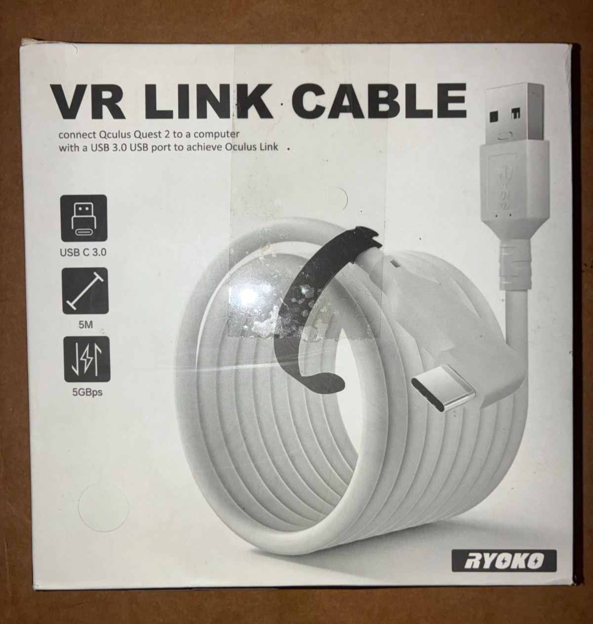 Link Cable For Oculus Quest 2 VR Type C-A PC Charger Cord