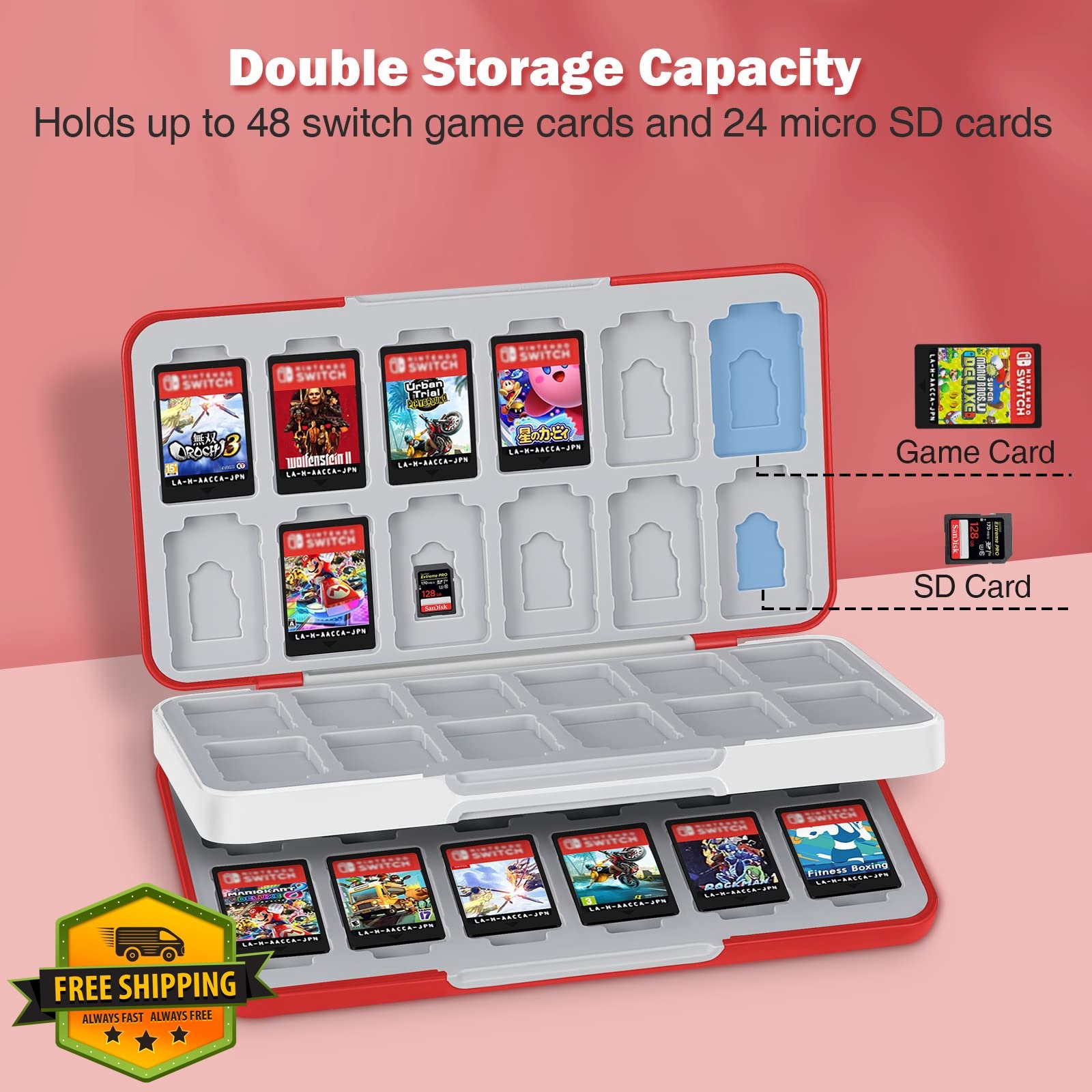 KENOBEE 48 Slot Switch Game Case