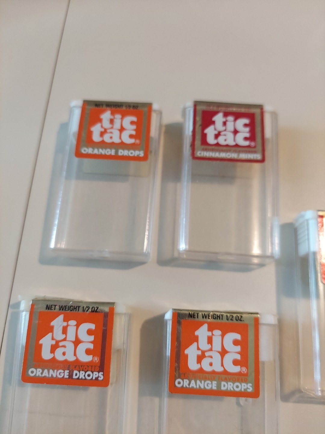 Empty Tic Tac Containers LOT OF 5
