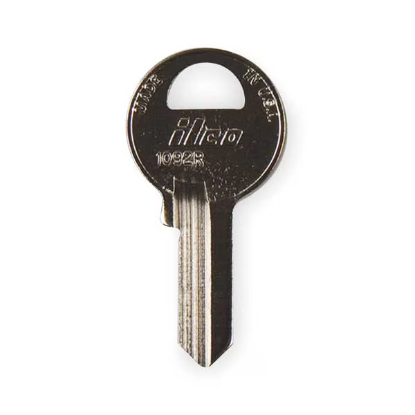1 UNCUT KEY BLANK  ILCO 1092R  for Master Padlock (1 UNCUT KEY)