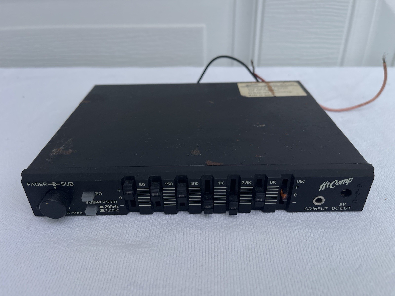 Hi-Comp HCE-765 Passive 7 Band Equalizer With Subwoofer Input & CD Capability