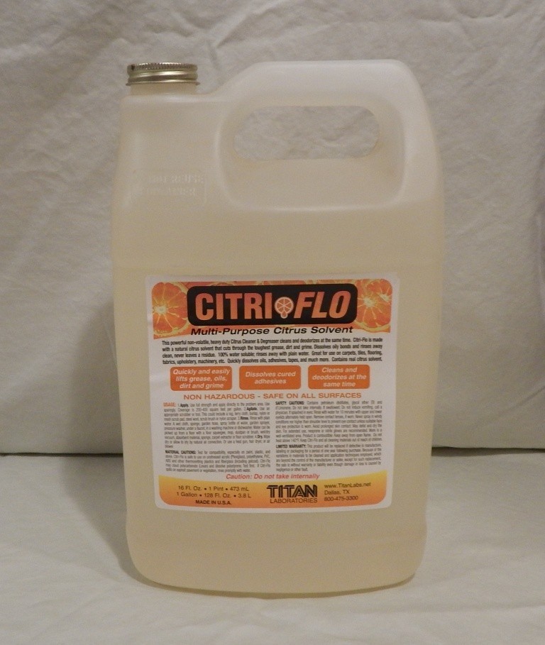 Citri-Flo Multi-Purpose Citrus Solvent ; Great Stuff!!! CASE OF 4 ONE GALLONS