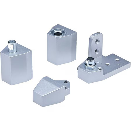 Kaba Ilco Il-Op-10-Rh-Al  1/8" Recessed Sets Pivot Hinge, Diecast Aluminum,