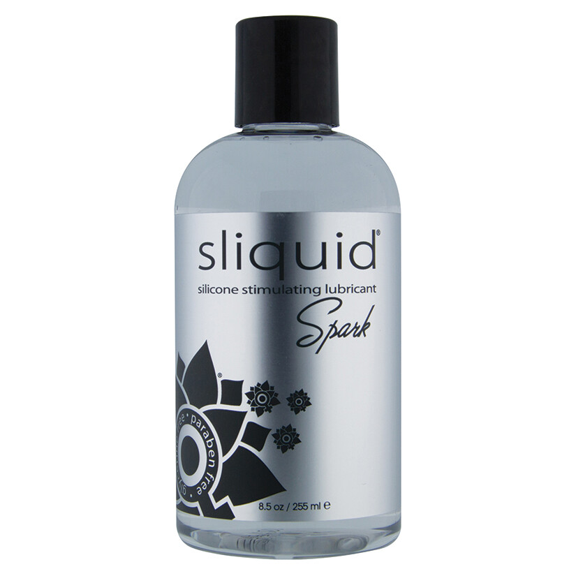 Sliquid Naturals Spark Booty Buzz Silicone Stimulating Lubricant 8.5 oz