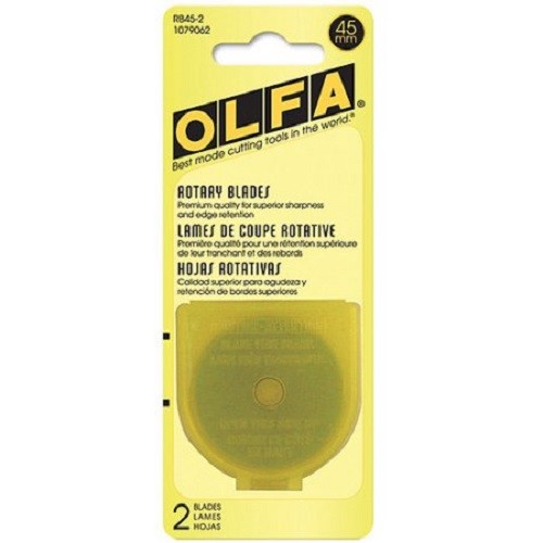 Olfa 45mm Replacement Rotary Blades 2 Pack RB45-2 1079062