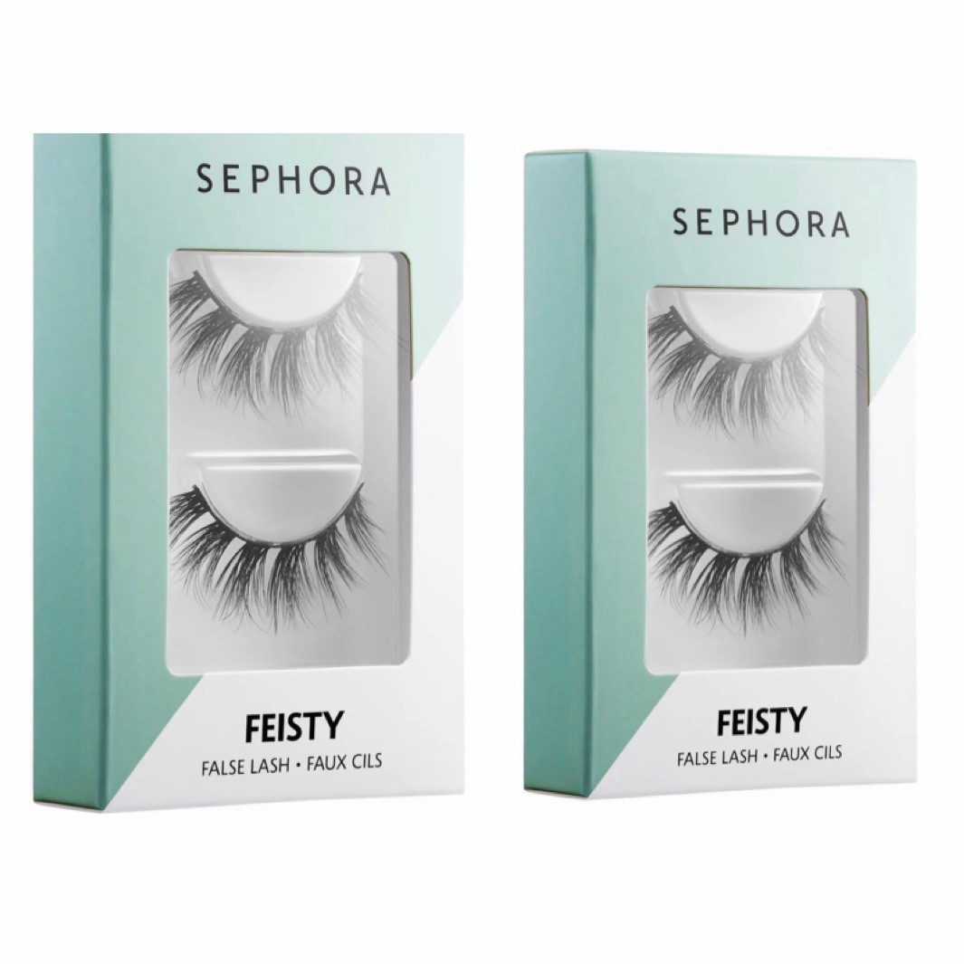 2 Sets Sephora FEISTY False Lashes for Bold & Dramatic Eye Enhancement NEW