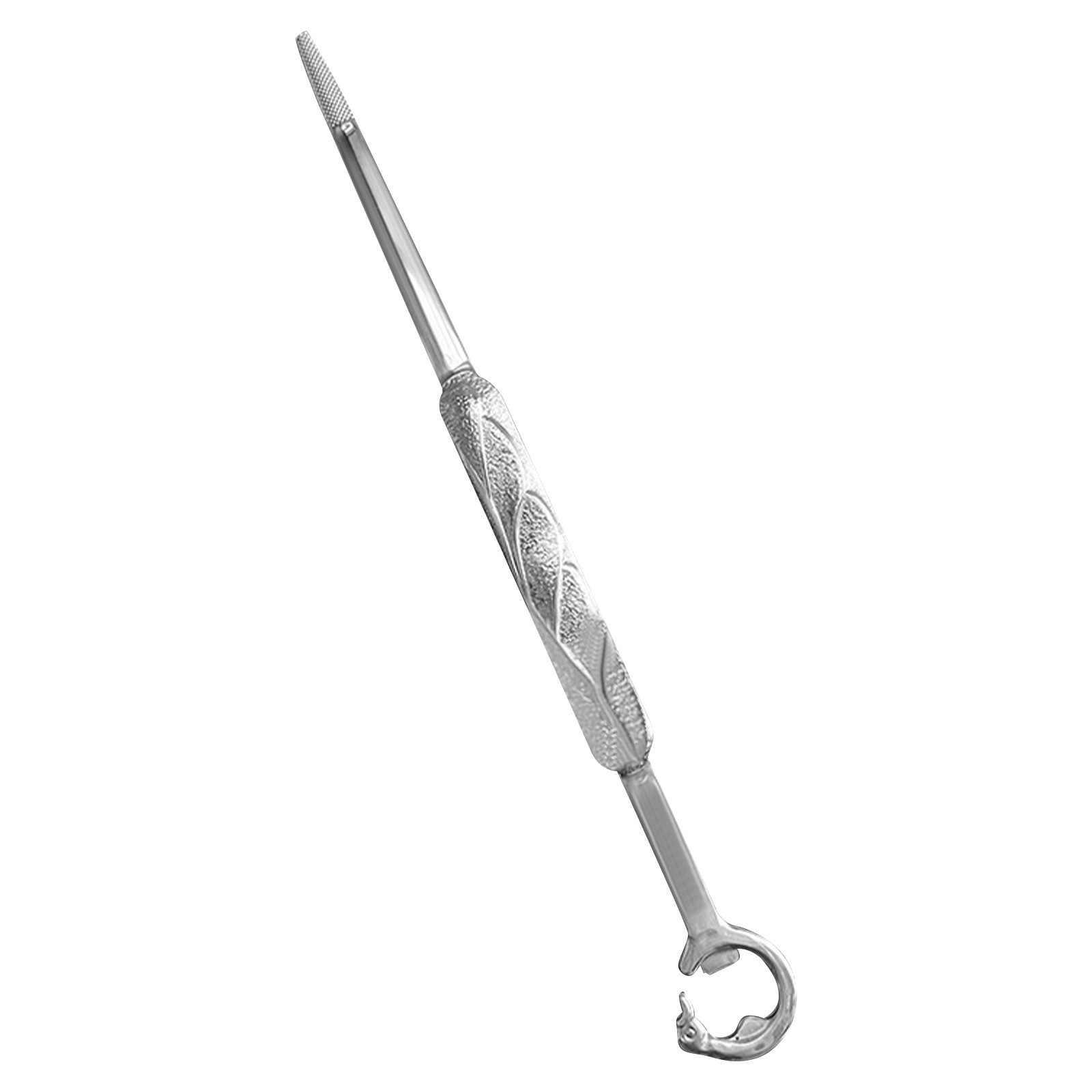 304 Stainless Steel Multi-Function Grill Tong, 12.5" Long-Handled Kitchen Tong