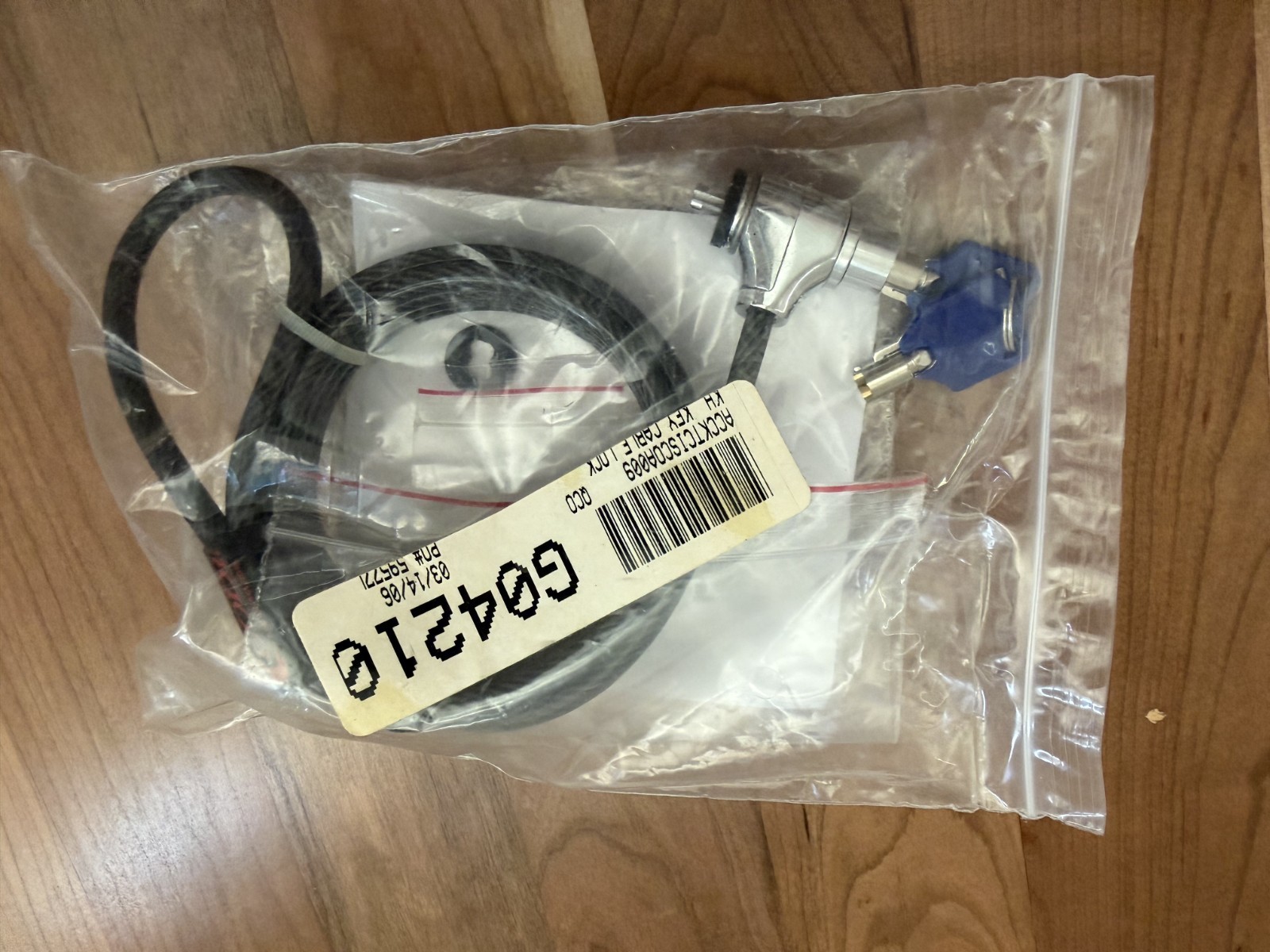 CODi Key Cable Lock w/ 2 Keys Laptop Desktop Security Cable New