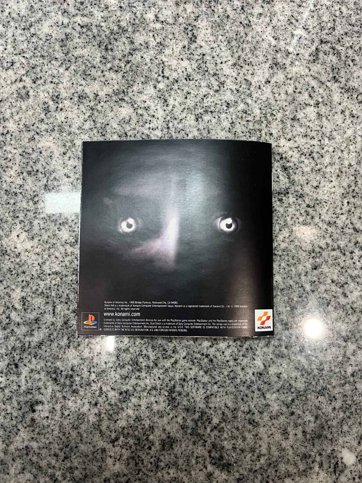 Replacement Manual for - Silent Hill - Sony PS1 Instruction Booklet