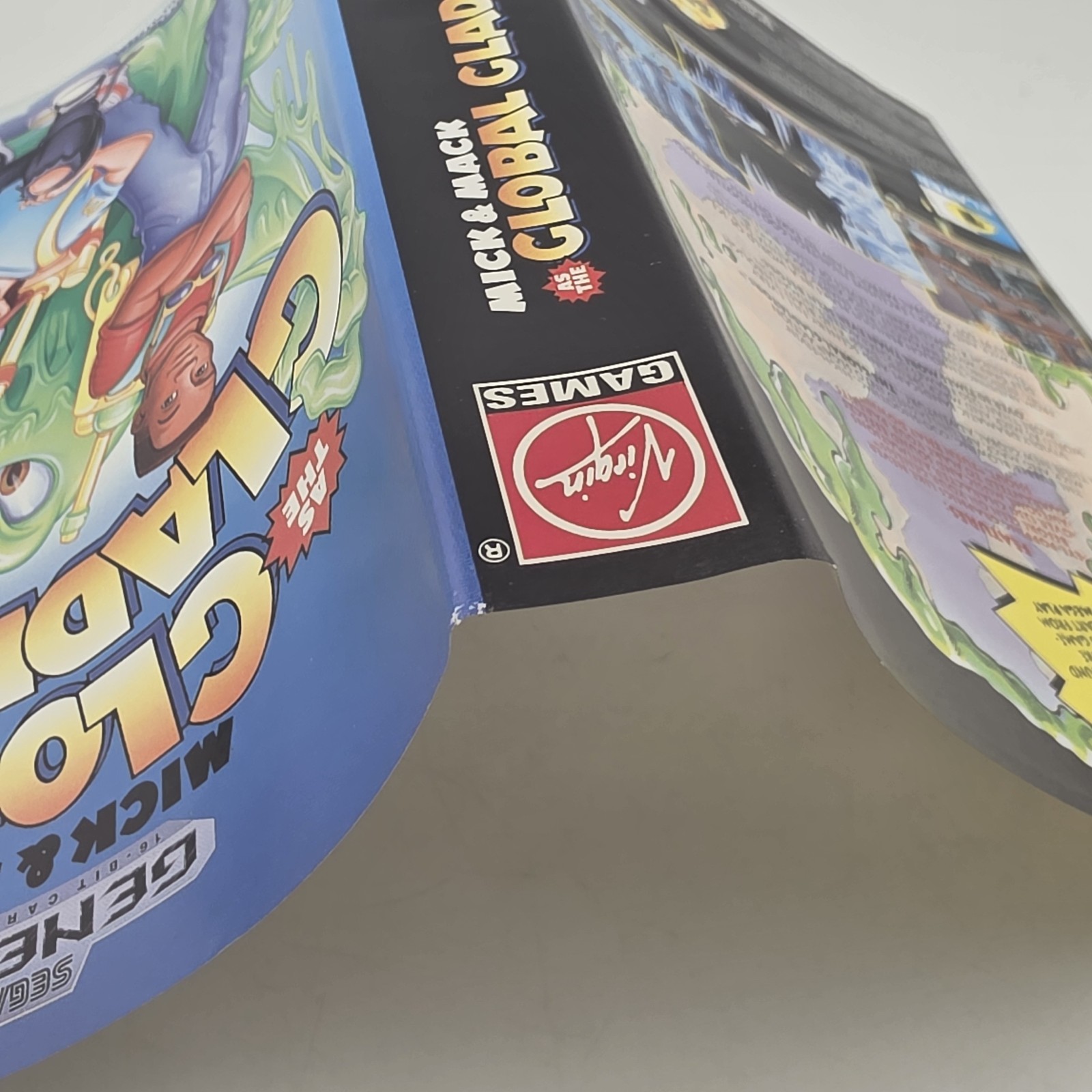 Mick & Mack Global Gladiators - Case Only - Sega Genesis - Authentic (No Game)