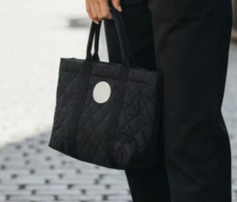 [Quadriga] Quilted Mini Tote Bag