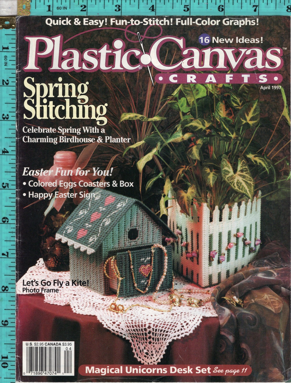 Plastic Canvas Crafts Magazine April 1997 Spring Stitching • Easter Fun for You!