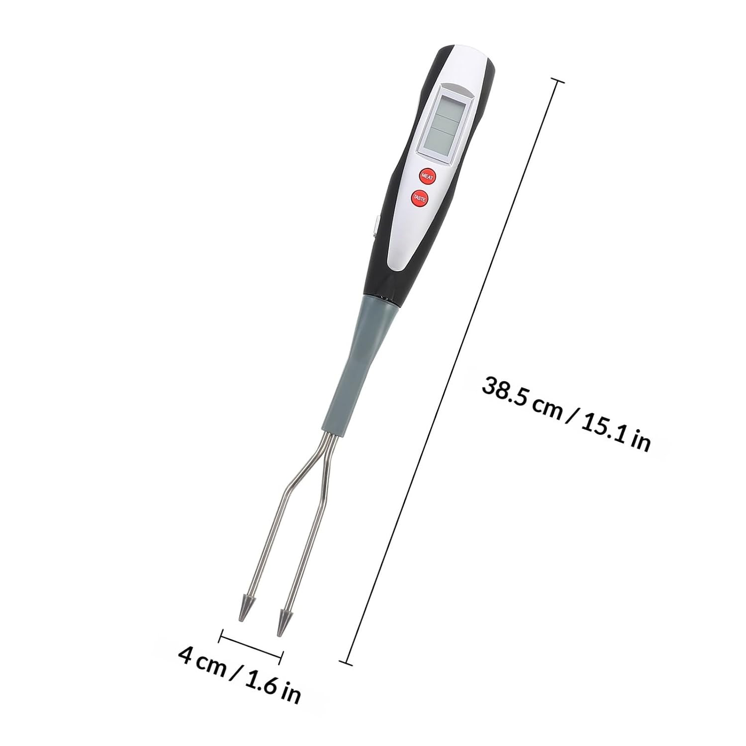 Digital Meat Thermometer Fork BBQ Temperature Indicator for Grill Cooking, Insta