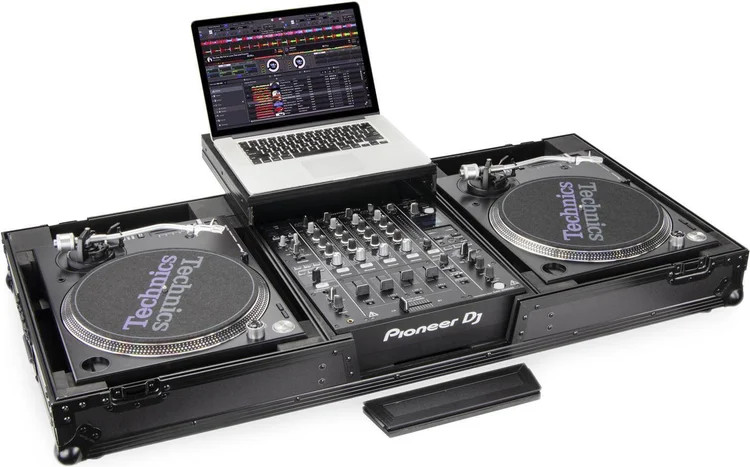 Odyssey FZGSLBM12WRBL 12-inch DJ Mixer and Turntable Flight Coffin Case