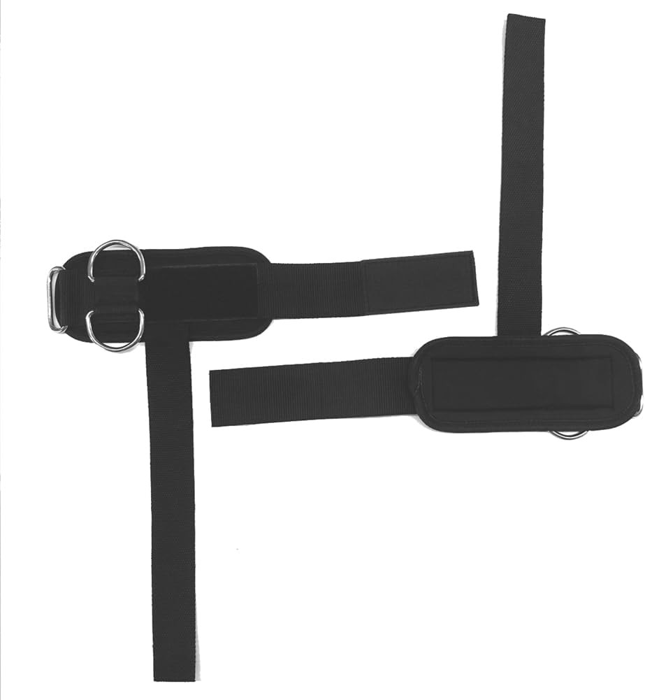 D Ring Cable Machine Straps for Weight Lifting - Perfect Gym Workout Accessories